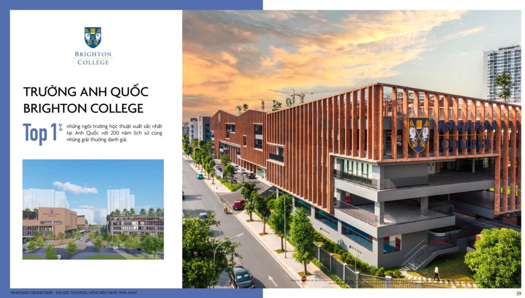 brighton college - vinhomes grand park