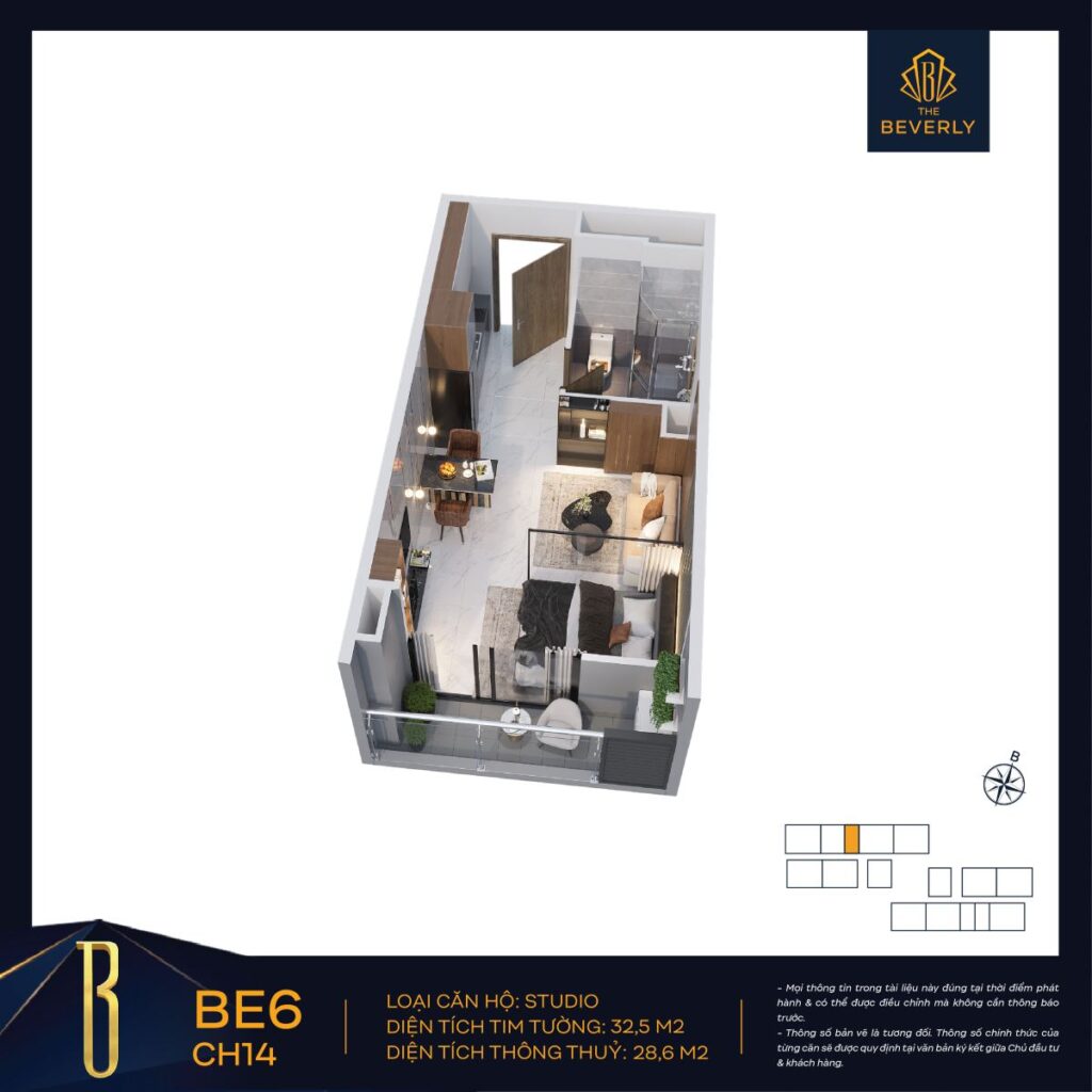 căn studio - vinhomes grand park