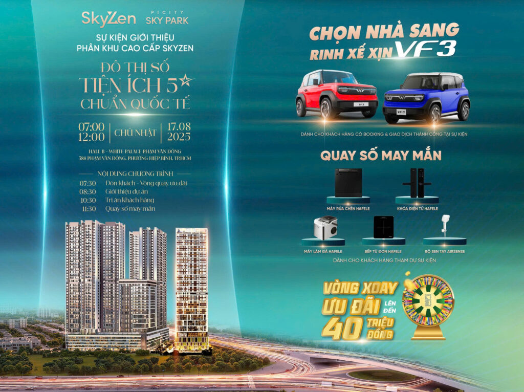 Sự kiện giới thiệu phân khu cao cấp SkyZen